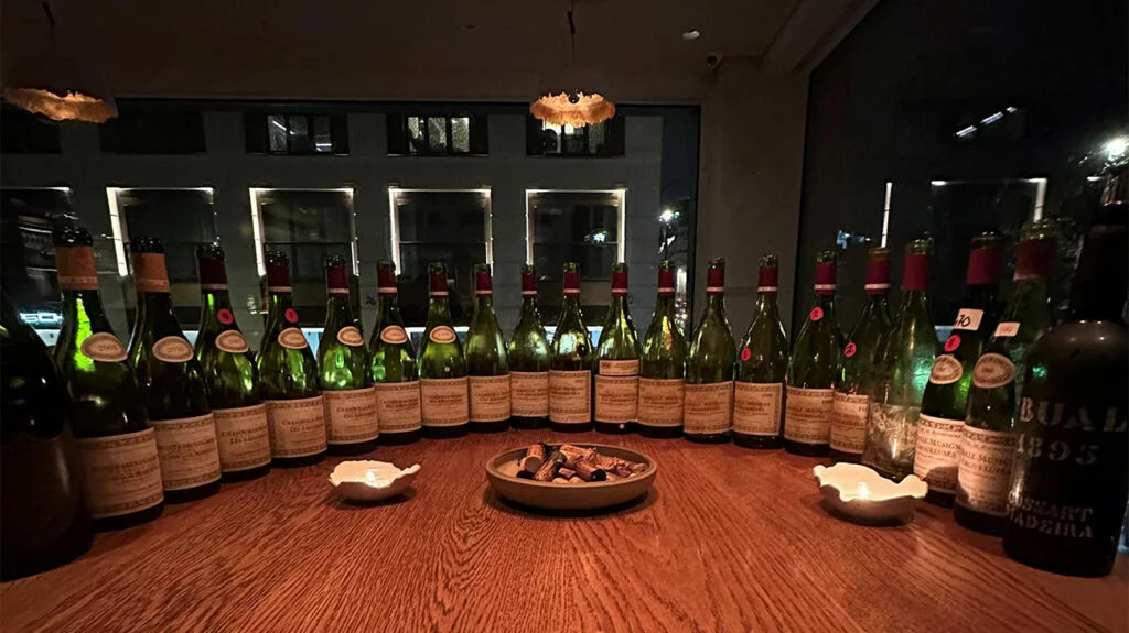 Frédéric Mugnier’s Chambolle-Musigny Les Amoureuses bottles