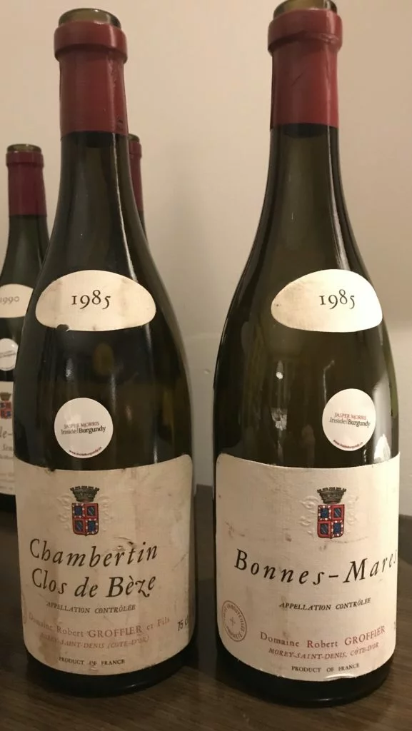 Domaine Robert Groffier bottles