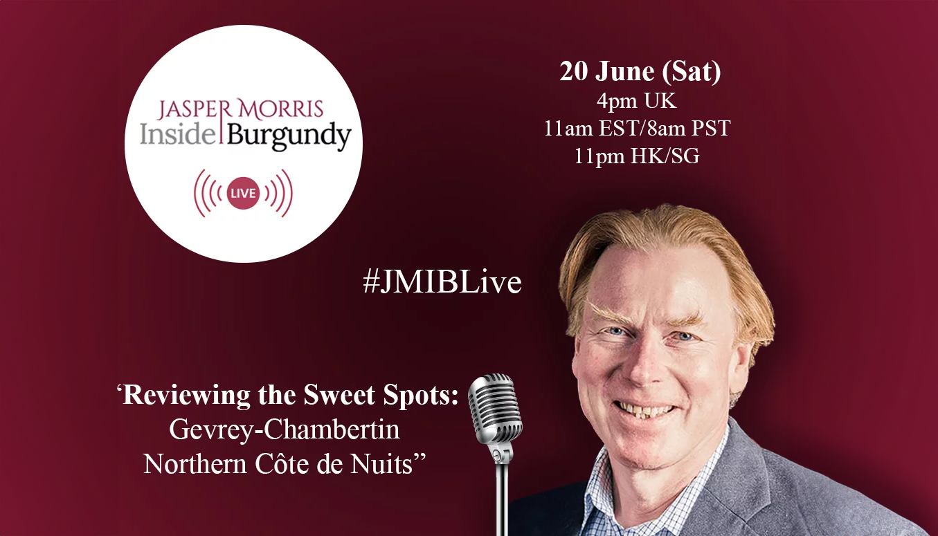 JMIB Live: Reviewing the Sweet Spots: Gevrey-Chambertin & the Northern Côte de Nuits