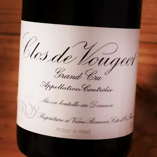 Leory-Vougeot bottle