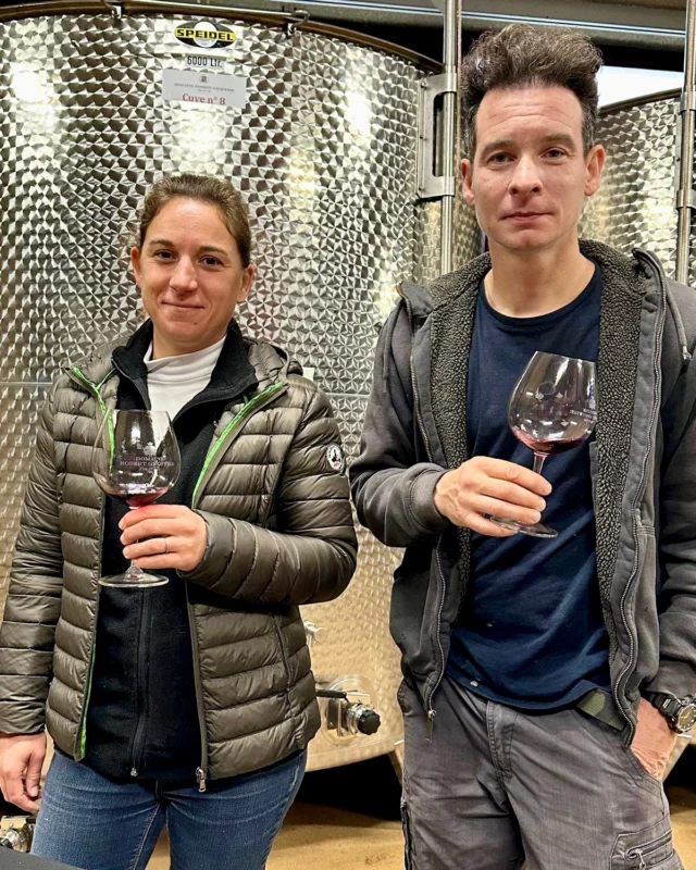 Keeping up the good work in the Cote de Nuits with Céline and Nicolas Groffier @domaine.robert.groffier 

Clément Boillot showing me the vines of Domaines Louis Boillot (Cote d’Or and Moulin a Vent) and Ghislaine Barthod - i.e Mum and Da @domainelouisboillotetfils @domaineghislanebarthod

In the cellar, transition time at Domaine d’Eugenie with Jae and Michel.

And after the transmission at Domaine Comte Georges de Vogüé, Jean Lupatelli is already into his third (2023) and fourth vintages!

Lastly, Alessandro Noli who has made a Clos de Tart of striking finesse in 2023 @closdetart

#DomaineComteGeorgesdeVogüé #DomainedEugenie #Harvest2024 #BurgundyWine #Burgundy #PinotNoirBurgundy #PinotNoir #Bourgogne #PinotNoirLovers #BurgundyWineTasting

#winemakerstories #WineCriticism #WineTasting #WineTastingNotes #WineCritic #WineReviews